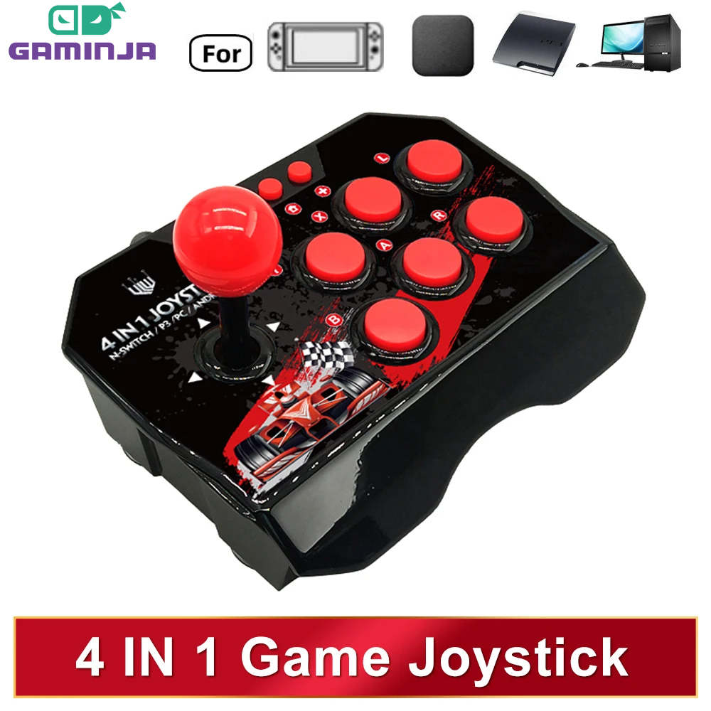 Arcade Game Jackpot - GAMINJA 4-in 1Game Joystick With 3M