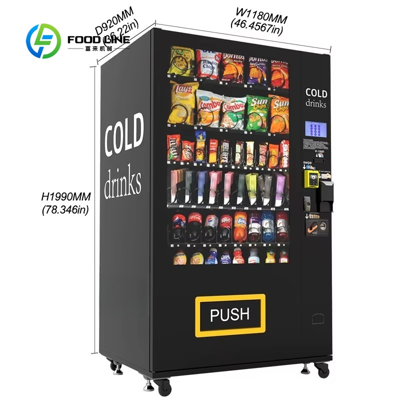 Custom OEM ODM Snack Drink Ven - Open Vending Machine recension och pris