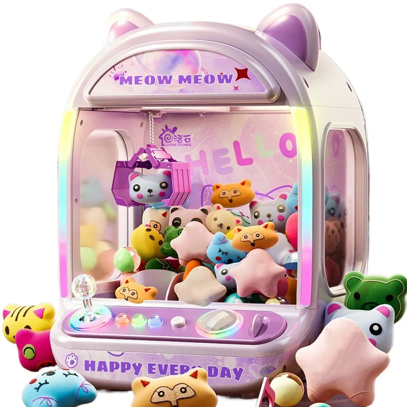 DIY Purple Automatic Doll Mach - Coin Pusher Machine recension och pris